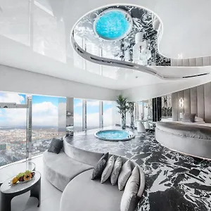  Apartmán Apartamenty Sky Tower Z Jakuzzi Przy Oknie Polsko